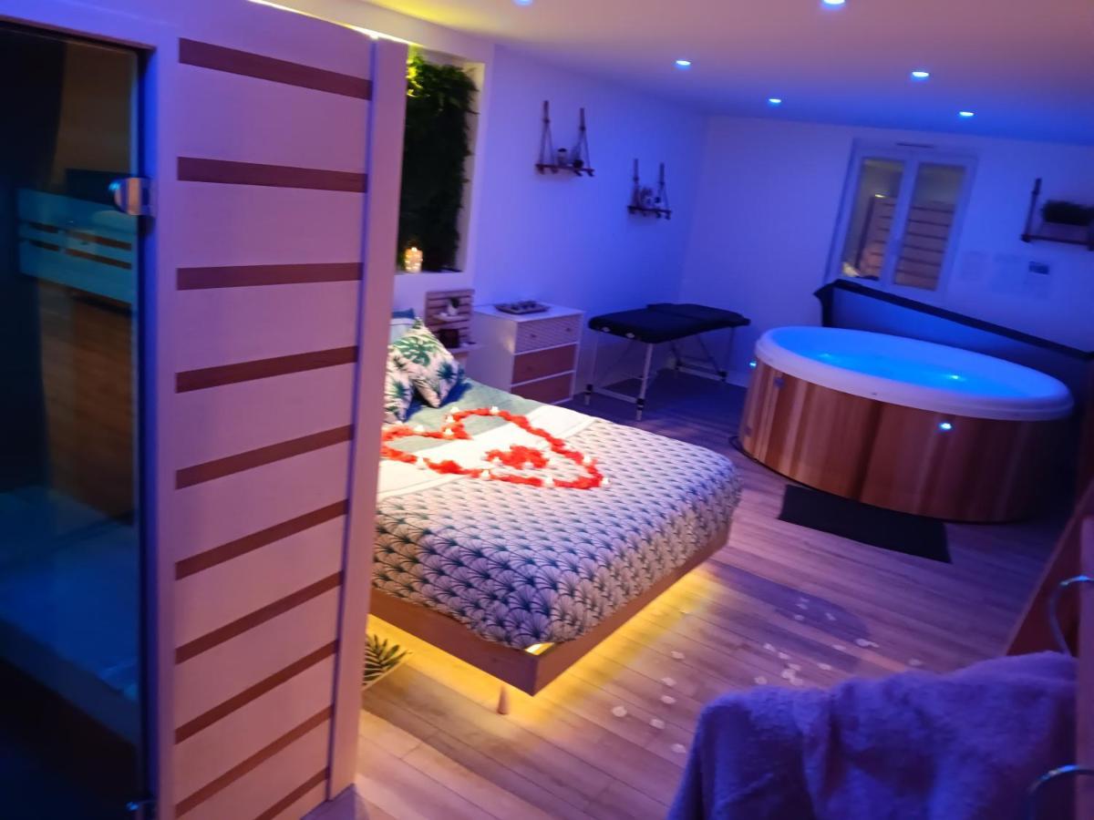 Gite Et Spa Au Secret Du Bonheur Hotel Pouilly-sur-Serre Bagian luar foto